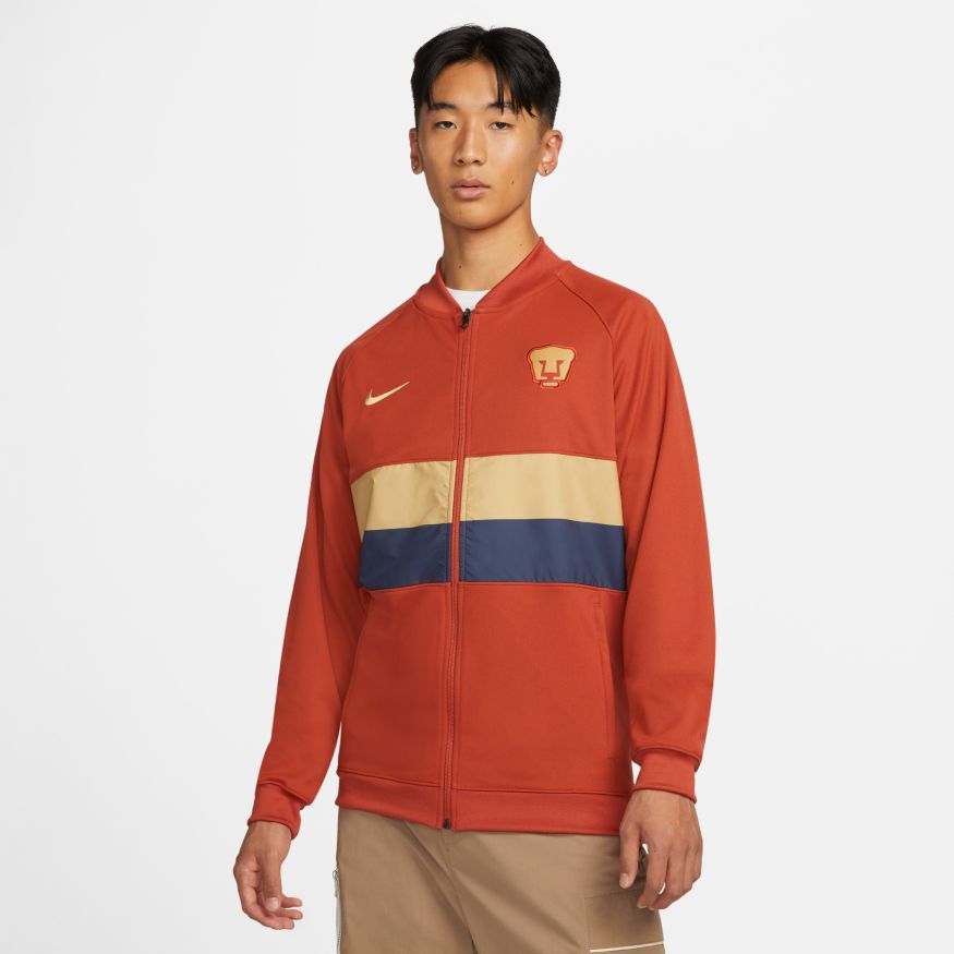 Nike Men Pumas UNAM Full-Zip Soccer Jackett product image 1, provided for visual reference and product detail review