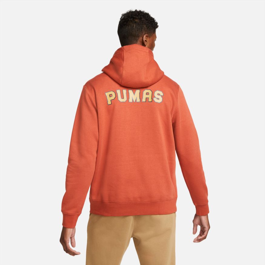 Nike Men Pumas UNAM Fleece Pullover Hoodie product image 2, provided for visual reference and product detail review