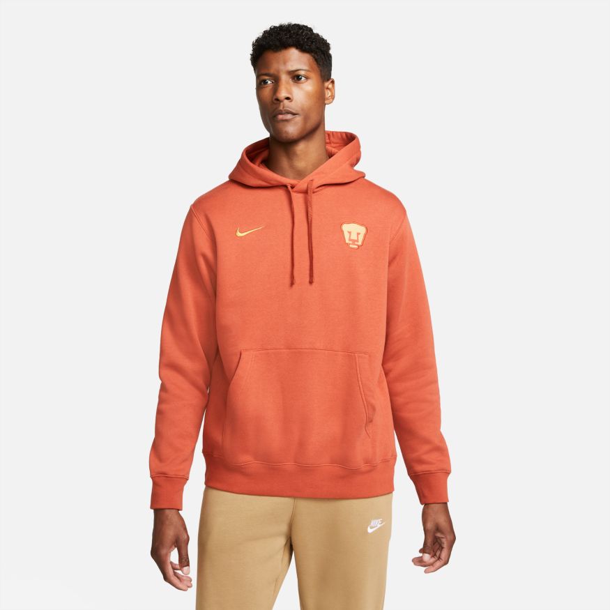 Nike Men Pumas UNAM Fleece Pullover Hoodie product image 1, provided for visual reference and product detail review