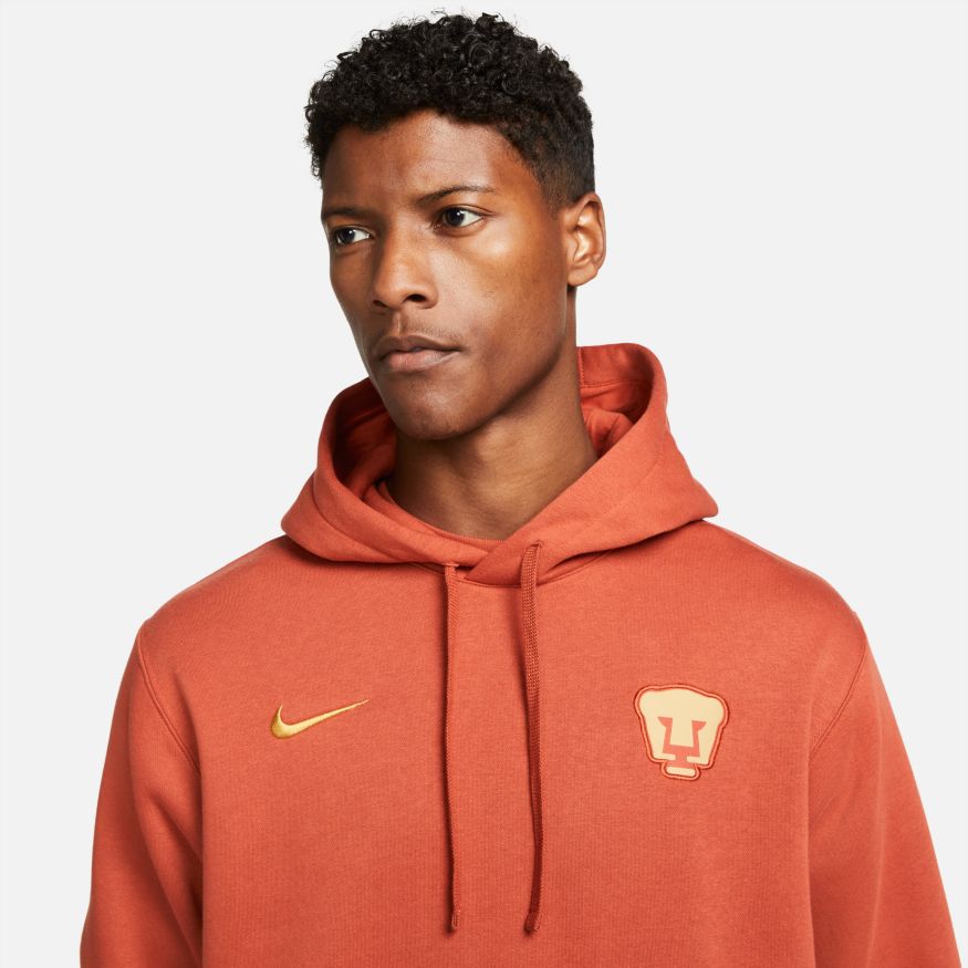 Nike Men Pumas UNAM Fleece Pullover Hoodie product image 3, provided for visual reference and product detail review