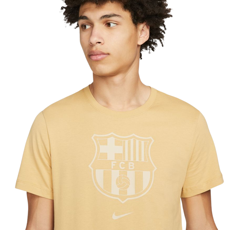 Nike FC Barcelona Crest Men Soccer T-Shirt product image 3, provided for visual reference and product detail review