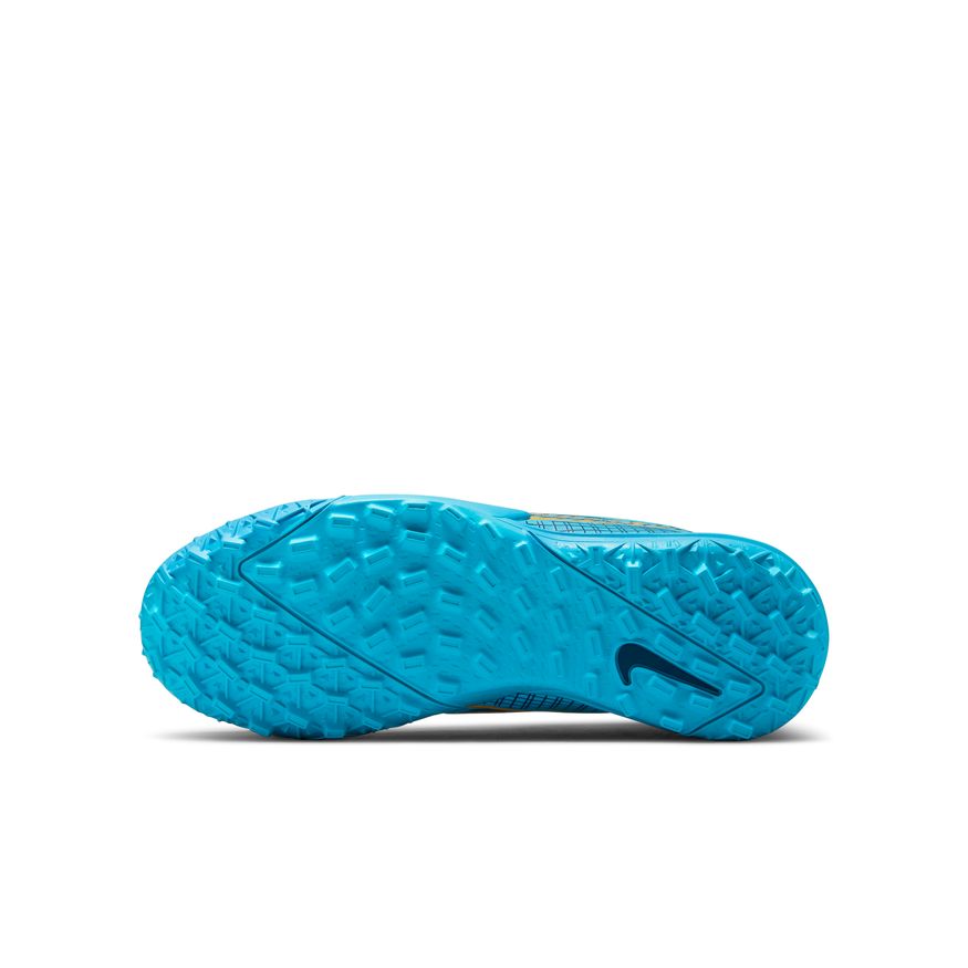 Nike Jr. Mercurial Superfly 8 Academy TF-CHLORINE BLUE/LASER ORANGE/MARINA product image 4, provided for visual reference