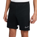 Nike Dri-FIT Academy Men Knit Soccer Shorts-BLACK/WHITE product image 1, provided for visual reference and product detail