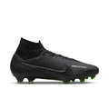 Nike Zoom Mercurial Superfly 9 Elite FG-Black product image 1, provided for visual reference and product detail review