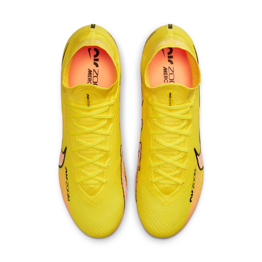 Nike Zoom Mercurial Superfly 9 Elite FG-YELLOW STRIKE/SUNSET GLOW/BARELY GRAPE product image 4, provided for visual