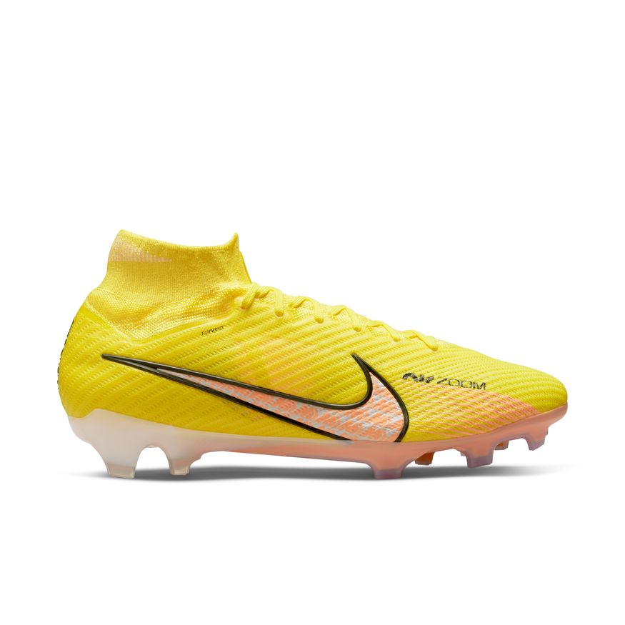 Nike Zoom Mercurial Superfly 9 Elite FG-YELLOW STRIKE/SUNSET GLOW/BARELY GRAPE product image 1, provided for visual