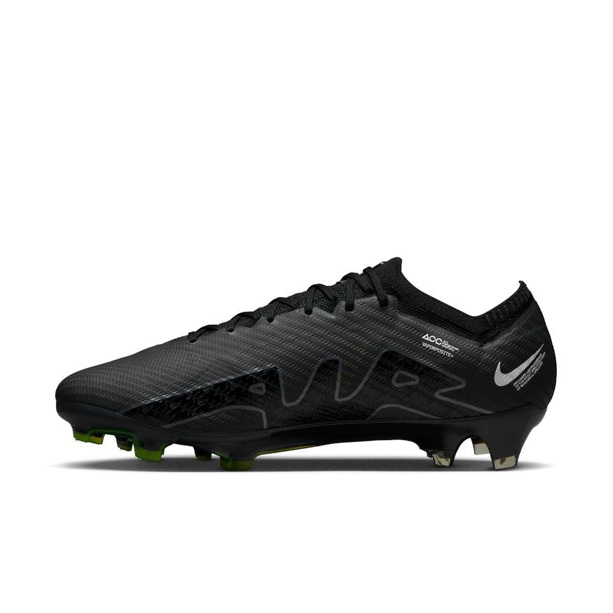 Nike Zoom Mercurial Vapor 15 Elite FG-BLACK/DK SMOKE GREY-SUMMIT WHITE-VOLT product image 2, provided for visual reference