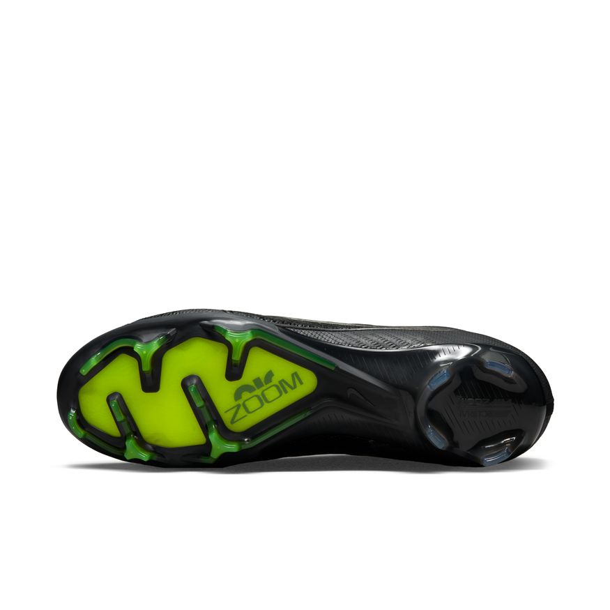 Nike Zoom Mercurial Vapor 15 Elite FG-BLACK/DK SMOKE GREY-SUMMIT WHITE-VOLT product image 4, provided for visual reference