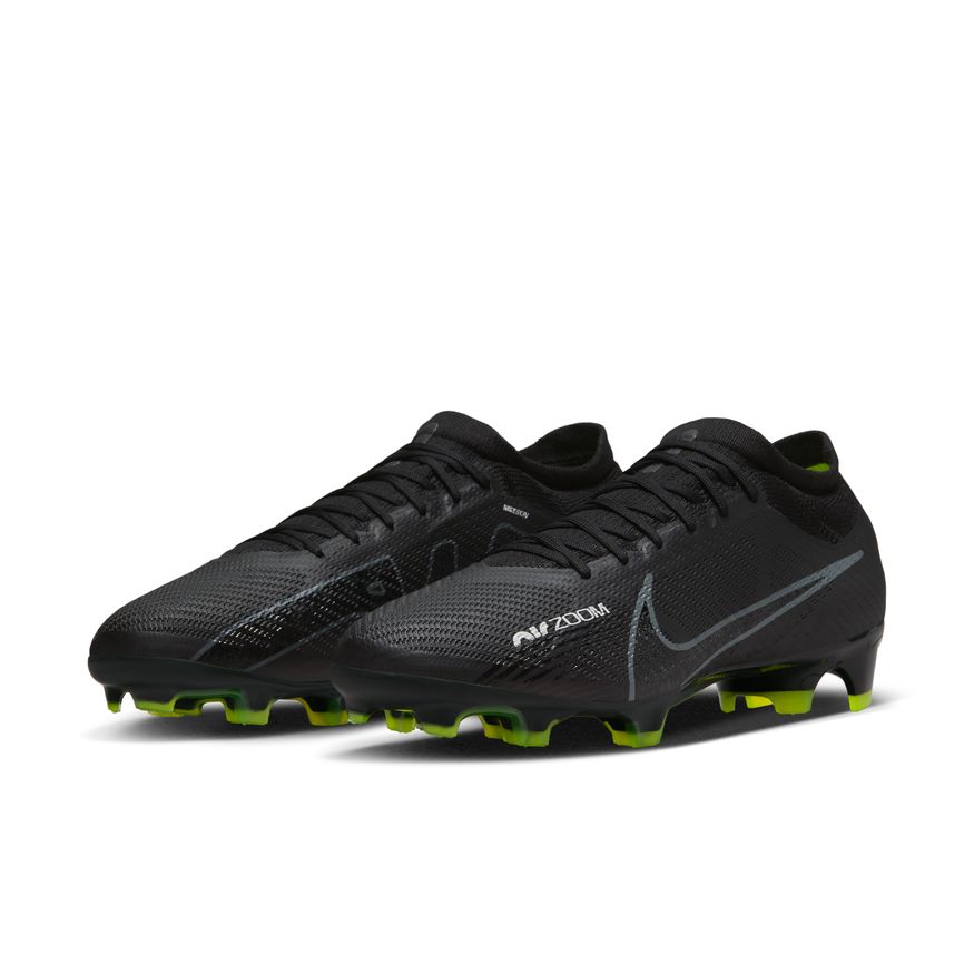 Nike Zoom Mercurial Vapor 15 Pro FG BLK/Yellow product image 4, provided for visual reference and product detail review