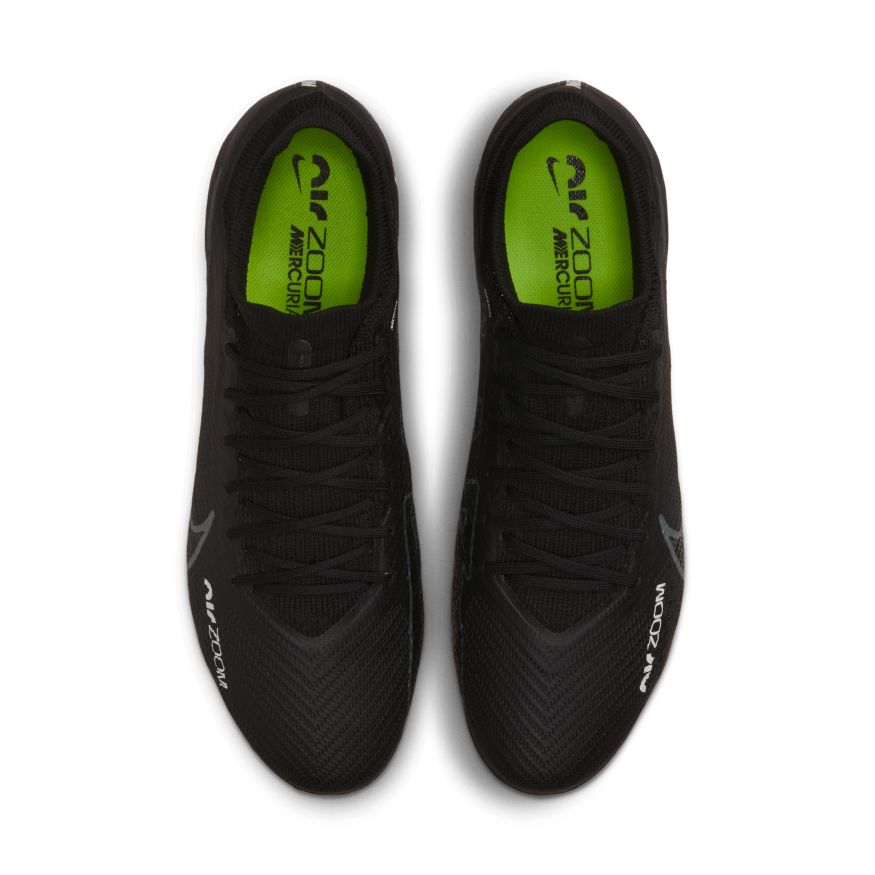 Nike Zoom Mercurial Vapor 15 Pro FG BLK/Yellow product image 5, provided for visual reference and product detail review