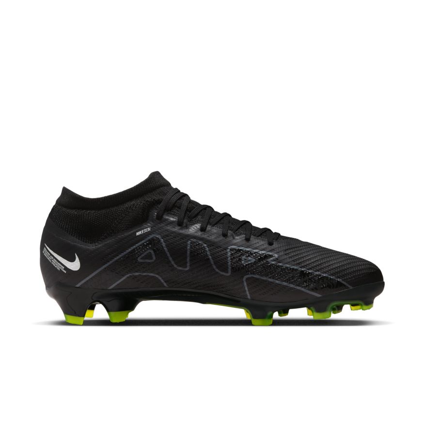 Nike Zoom Mercurial Vapor 15 Pro FG BLK/Yellow product image 1, provided for visual reference and product detail review