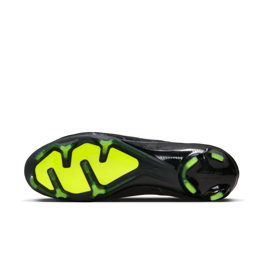 Nike Zoom Mercurial Vapor 15 Pro FG BLK/Yellow product image 3, provided for visual reference and product detail review