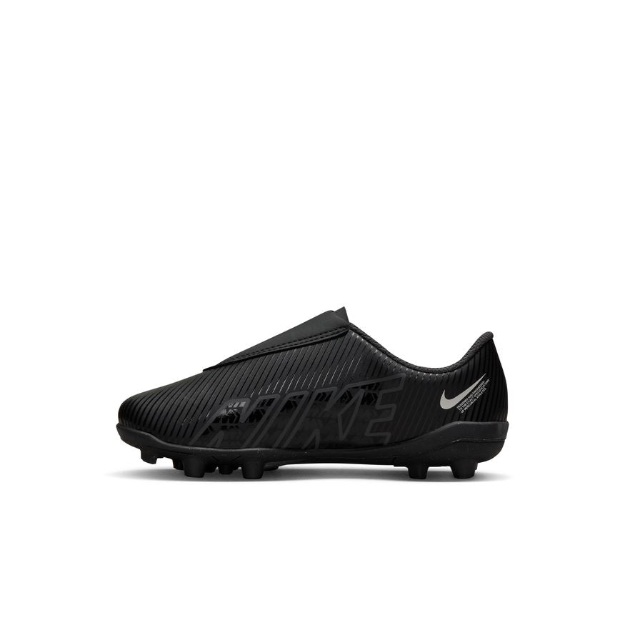 Nike Jr. Mercurial Vapor 15 Club MG-BLACK/DK SMOKE GREY-SUMMIT WHITE-VOLT product image 2, provided for visual reference and