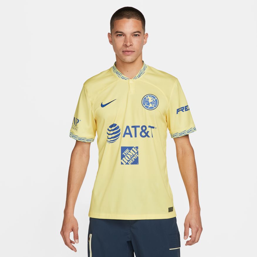 Nike Club América Stadium Home Soccer Jersey 2022/23 product image 1, provided for visual reference and product detail review