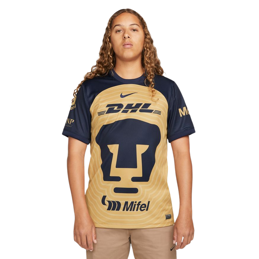 Nike Pumas UNAM Stadium Away Jersey 22/23 product image 1, provided for visual reference and product detail review