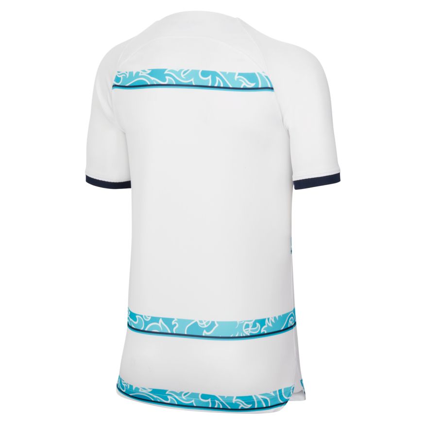 Nike Youth Chelsea FC Stadium Away Dri-FIT Soccer Jersey 2022/23 product image 2, provided for visual reference and product
