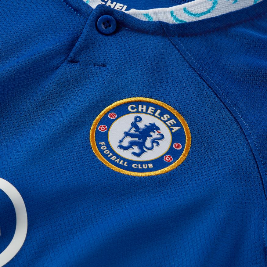 Nike Youth Chelsea FC Stadium Home Dri-FIT Soccer Jersey 2022/23 product image 3, provided for visual reference and product