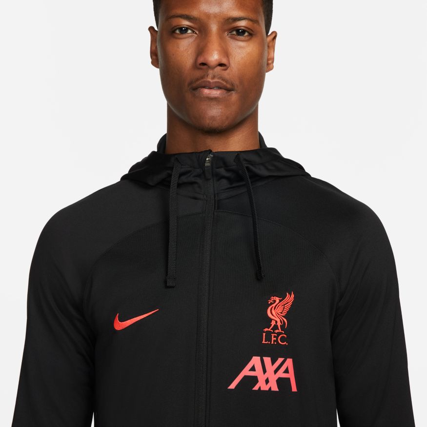 Nike Men Liverpool FC Strike Dri-FIT Soccer Track Jacket-Black product image 3, provided for visual reference and product