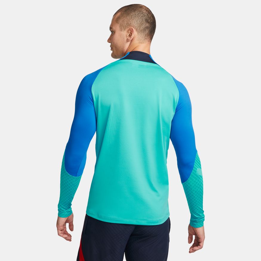 FC Barcelona Strike Men Nike Dri-FIT Soccer Drill Top product image 2, provided for visual reference and product detail