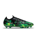 Nike Phantom GT2 Elite FG-BLACK/MTLC PLATINUM-GREEN STRIKE product image 1, provided for visual reference and product detail