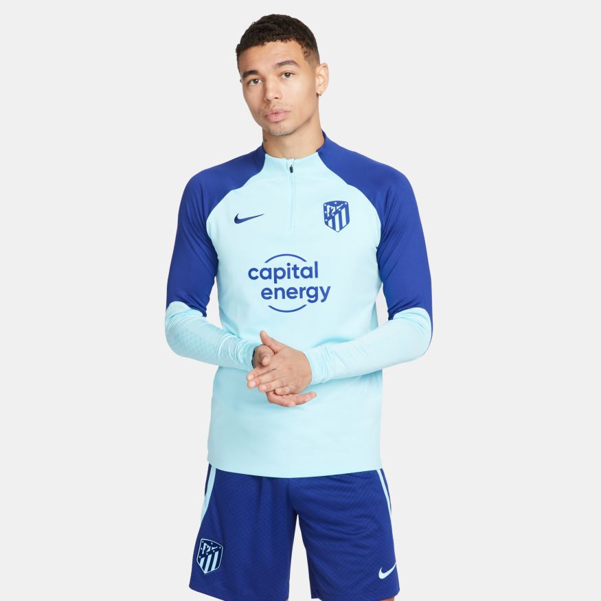 Nike Atlético Madrid Strike Men Dri-FIT Soccer Drill Top product image 1, provided for visual reference and product detail