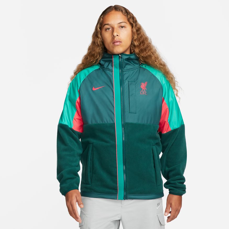 Nike Liverpool FC AWF Men Winterized Full-Zip Soccer Jacket product image 1, provided for visual reference and product