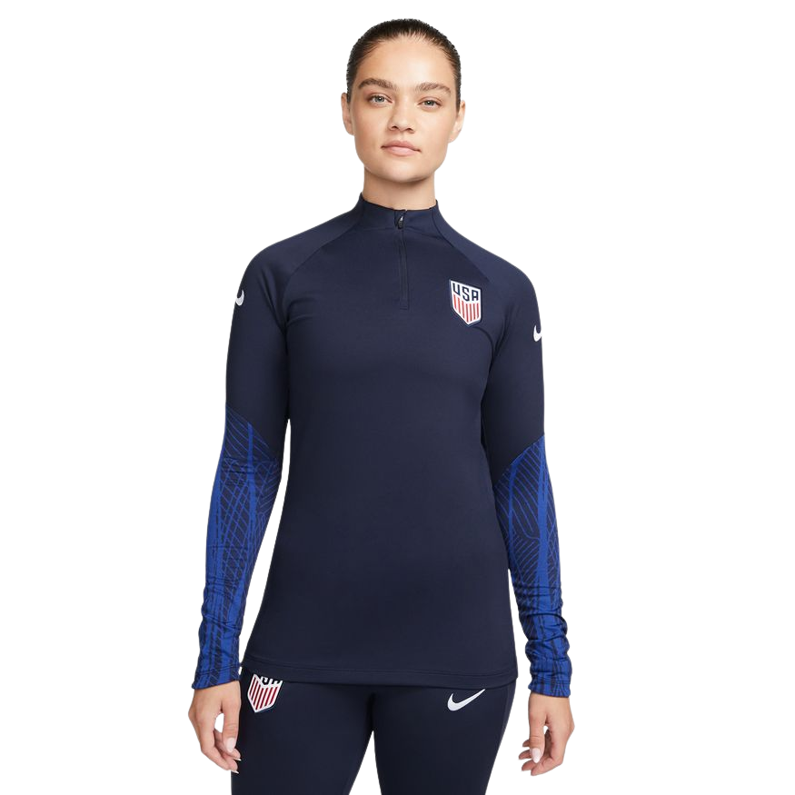 Nike Women U.S. Strike Dri-FIT Knit Soccer Drill Top product image 1, provided for visual reference and product detail review