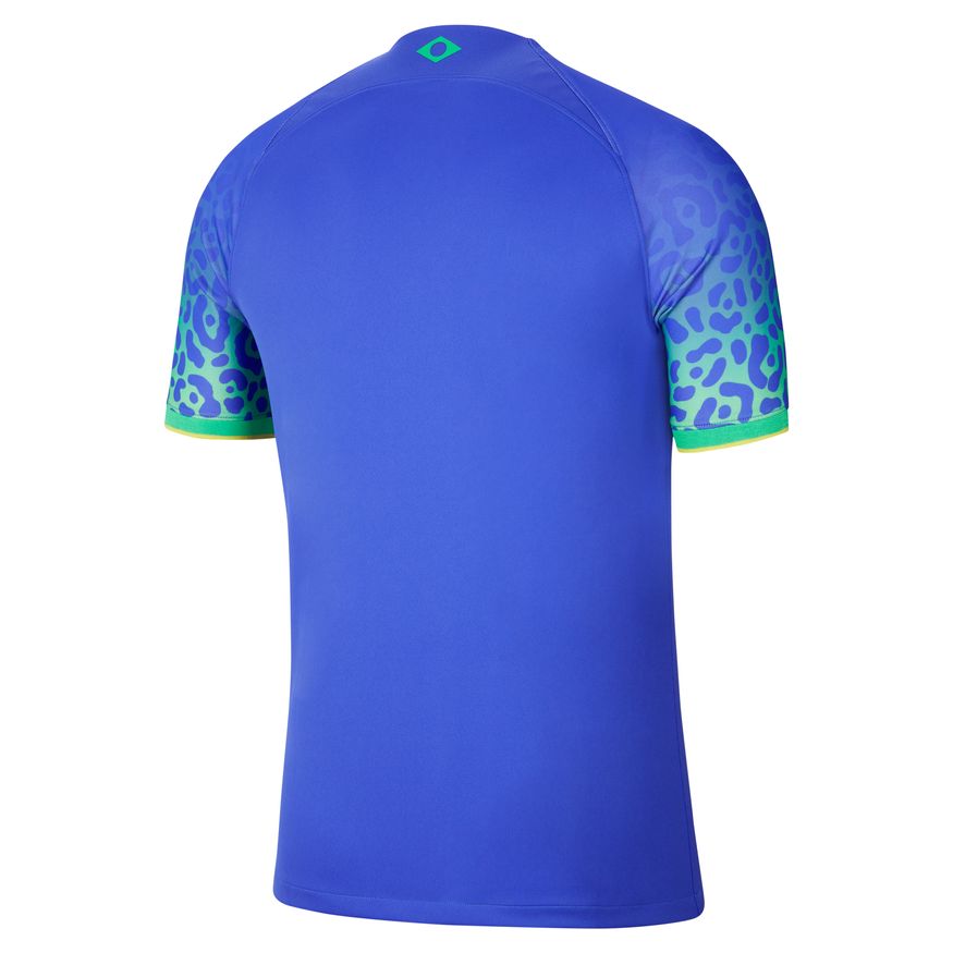 Nike Men Brazil Stadium Away Dri-FIT Soccer Jersey 2022/23 product image 2, provided for visual reference and product detail