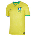 Nike Men Brazil Stadium Home Dri-FIT Soccer Jersey 2022/23 product image 1, provided for visual reference and product detail