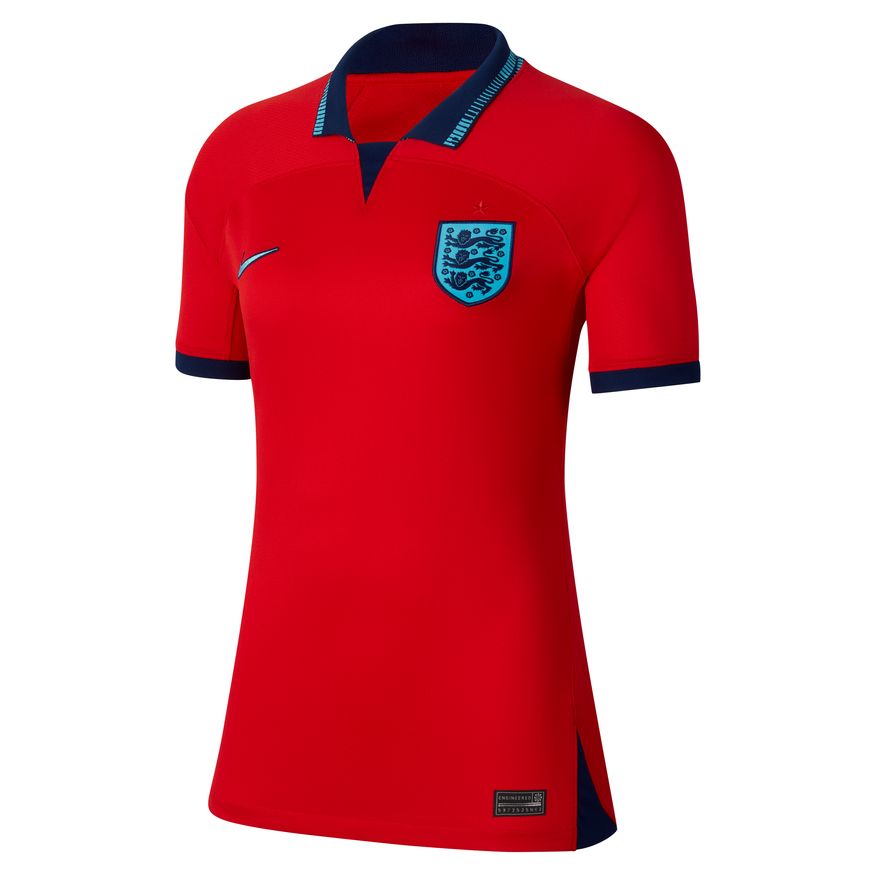 Nike Womens England Away Stadium Jersey 2022 product image 1, provided for visual reference and product detail review