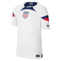 Nike Youth USMNT Stadium Home Dri-FIT Soccer Replica Jersey 2022 product image 1, provided for visual reference and product