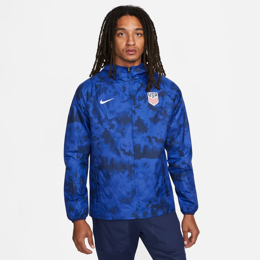 Nike U.S. Men Full-Zip Graphic Jacket product image 1, provided for visual reference and product detail review