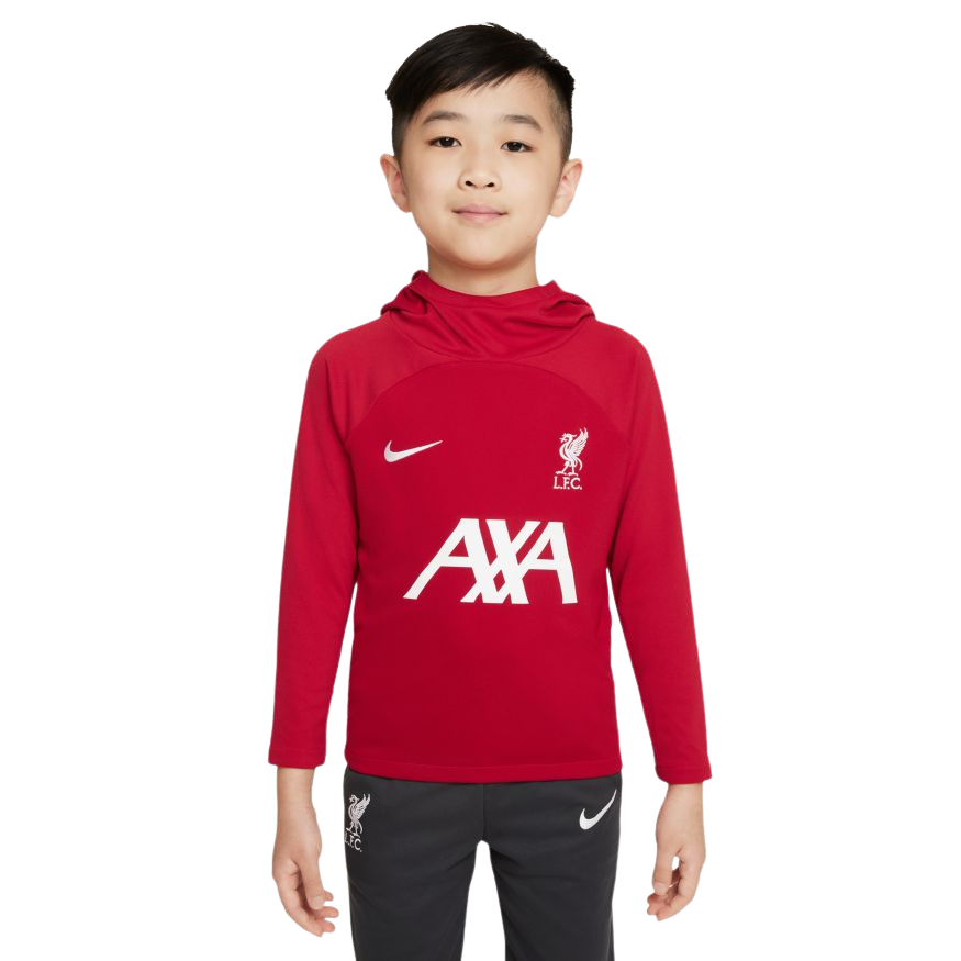 Liverpool FC Academy Pro Little Kids' Nike Dri-FIT Soccer Hoodie product image 1, provided for visual reference and product