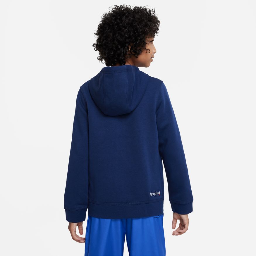 Nike France Big Kids' (Boys') Full-Zip Hoodie product image 2, provided for visual reference and product detail review