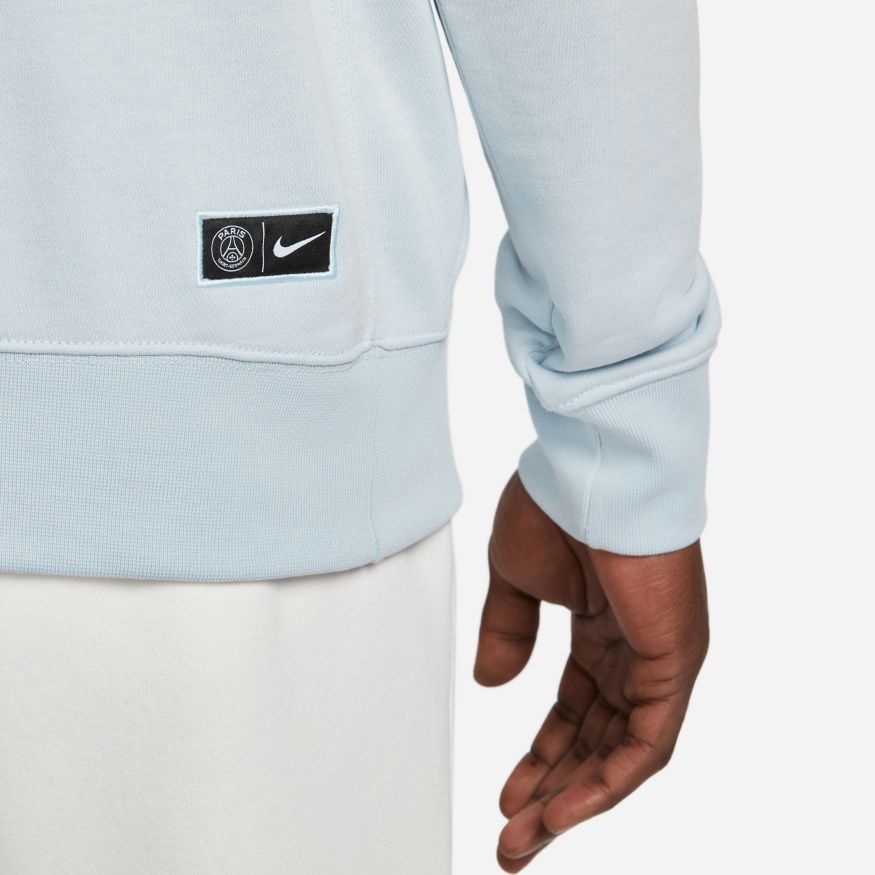 Nike Paris Saint-Germain Men French Terry Soccer Hoodie product image 4, provided for visual reference and product detail