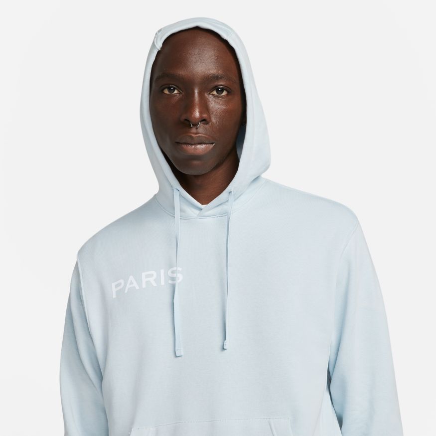 Nike Paris Saint-Germain Men French Terry Soccer Hoodie product image 3, provided for visual reference and product detail