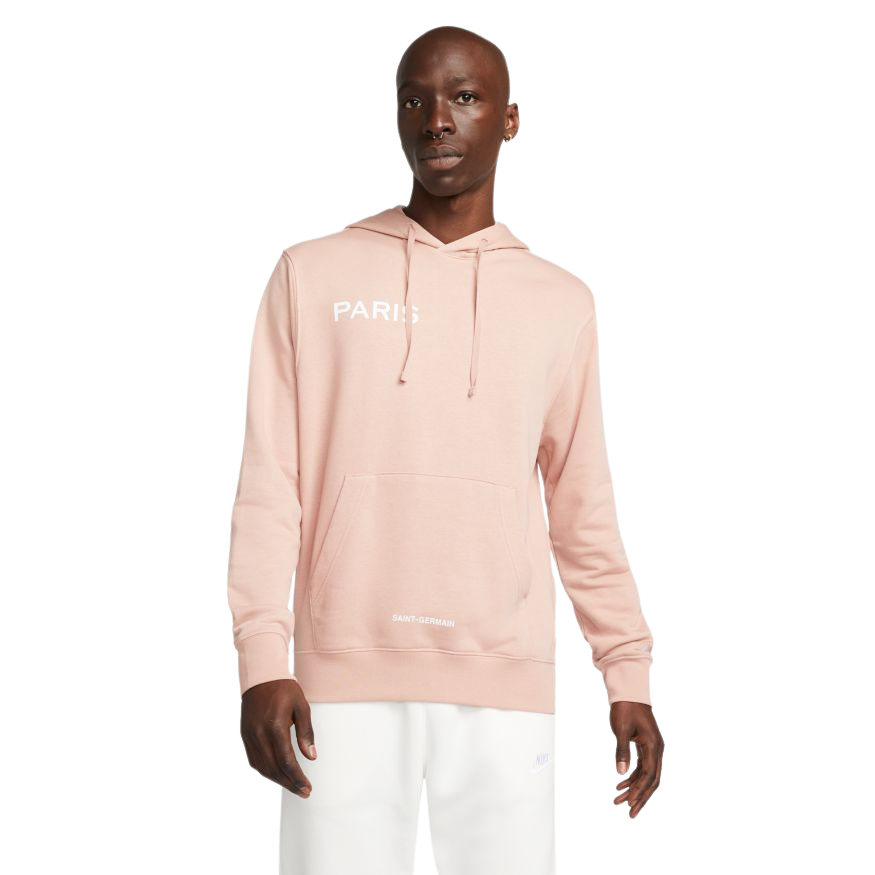 Nike Paris Saint-Germain Men French Terry Soccer Hoodie product image 1, provided for visual reference and product detail