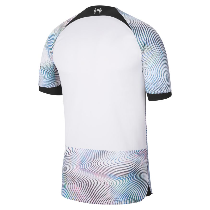 Nike Men Liverpool FC Stadium Away Dri-FIT Soccer Jersey 2022/23 product image 2, provided for visual reference and product