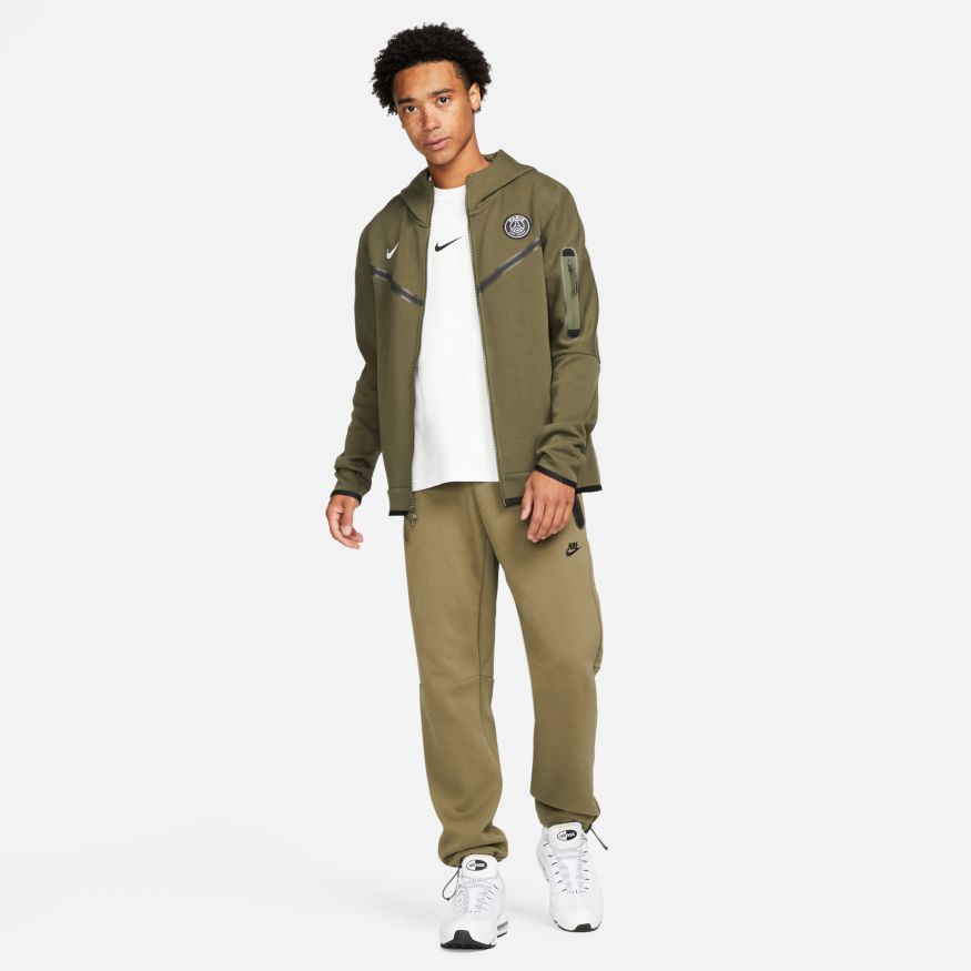 Nike Paris Saint-Germain Tech Fleece Windrunner Men Full-Zip Hoodie product image 3, provided for visual reference and