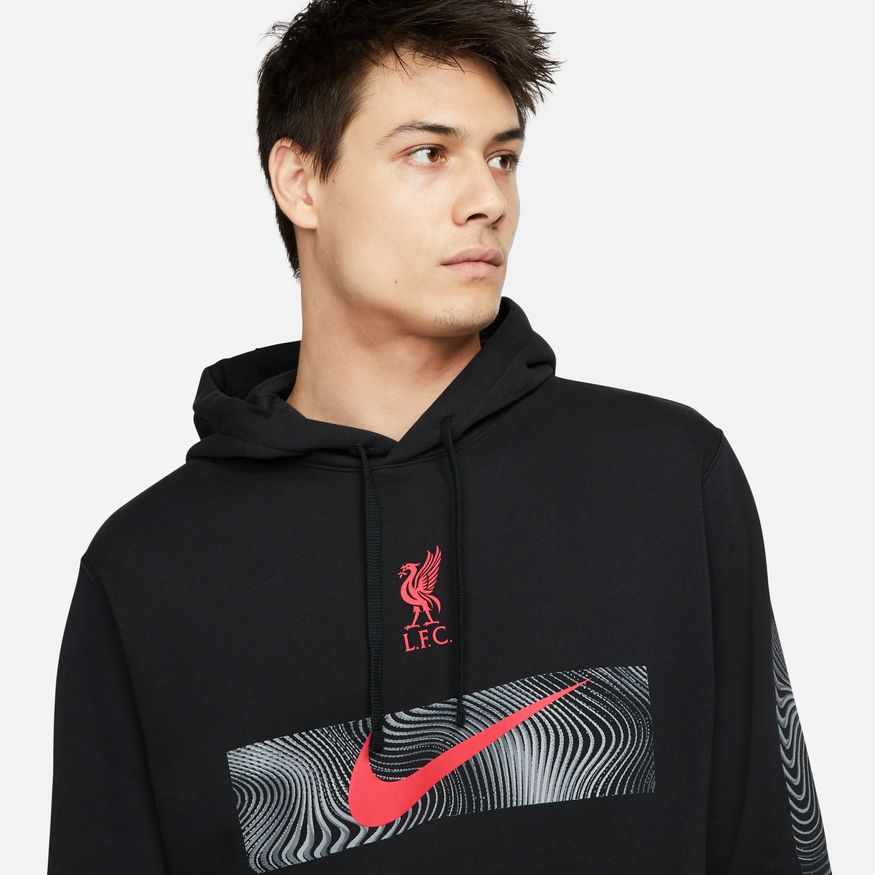 Nike Men'sLiverpool FC Away Club Fleece Pullover Hoodie product image 4, provided for visual reference and product detail