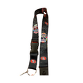 San Francisco 49Ers (Black) Sugar Skull Lanyard product image 1, provided for visual reference and product detail review