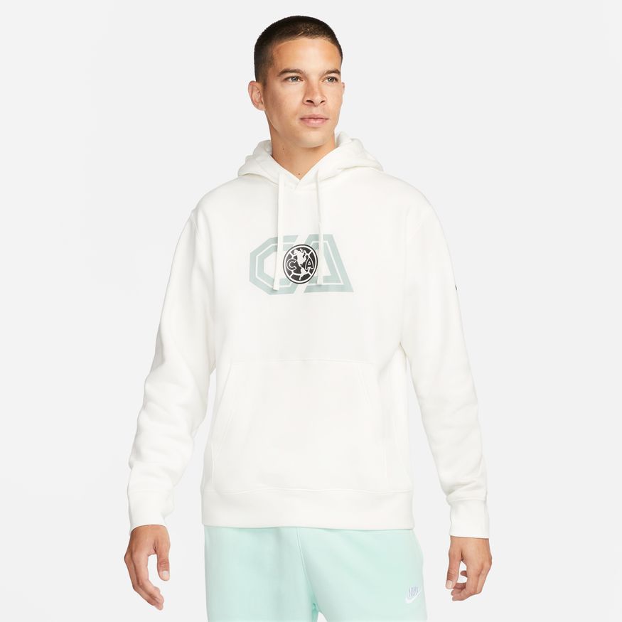 Nike Men Club América Club Fleece Pullover Hoodie product image 1, provided for visual reference and product detail review