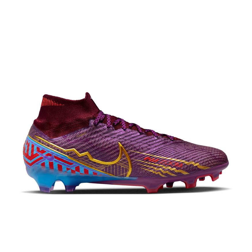 Nike Zoom Mercurial Superfly 9 Elite KM FG product image 1, provided for visual reference and product detail review