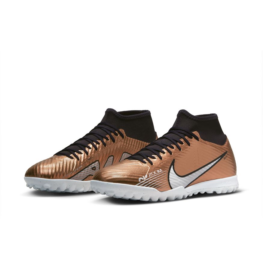 Nike Zoom Mercurial Superfly 9 Academy TF-METALLIC COPPER/METALLIC COPPER product image 3, provided for visual reference and
