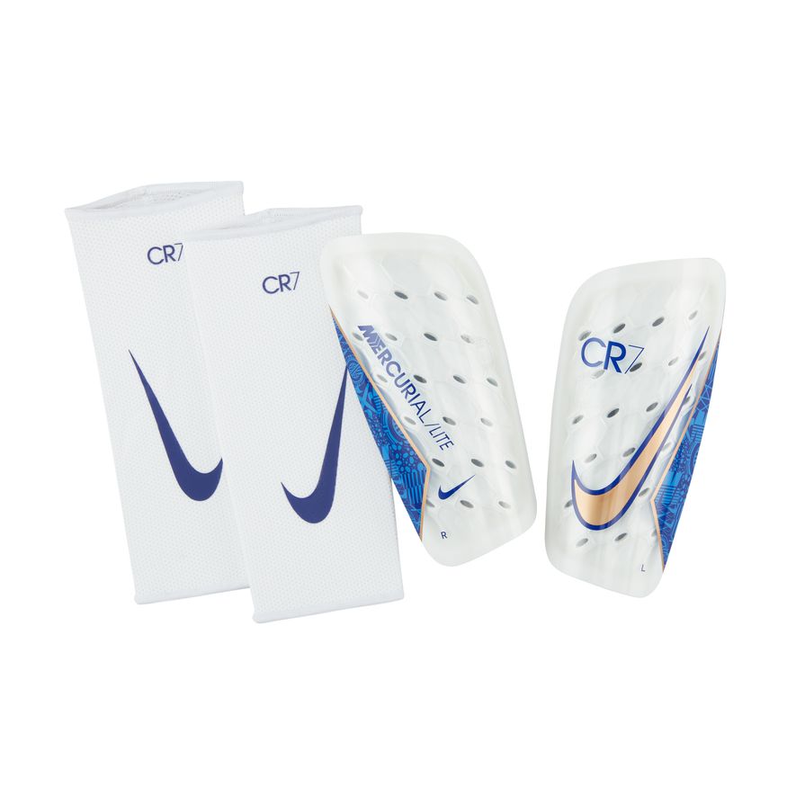 Nike Mercurial Lite CR7 Soccer Shin Guards product image 1, provided for visual reference and product detail review