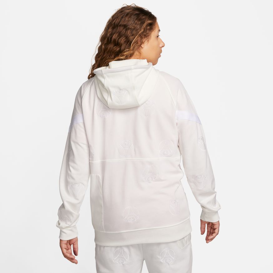 Nike Men Paris Saint-Germain Dri-FIT 1/2 Zip Soccer Hoodie product image 2, provided for visual reference and product detail