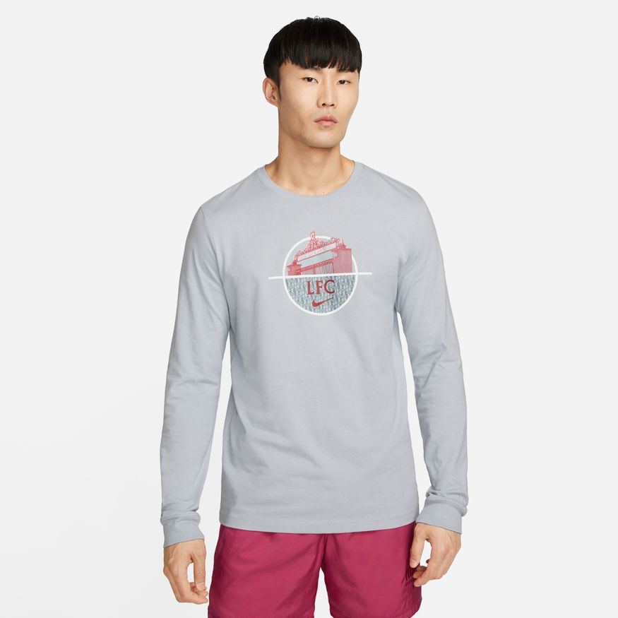 Nike Liverpool FC Men Soccer T-Shirt product image 1, provided for visual reference and product detail review