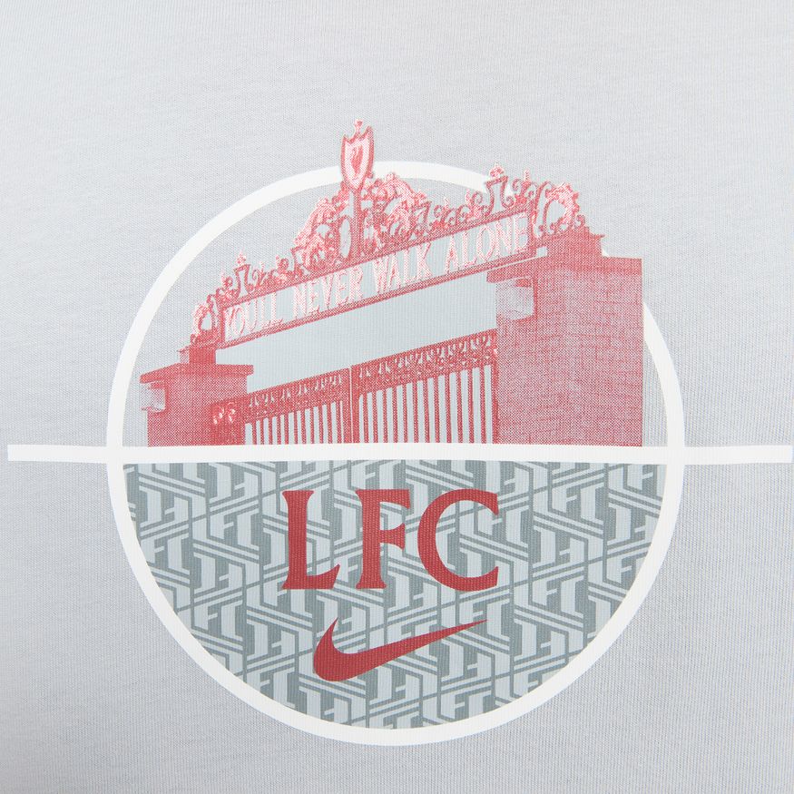 Nike Liverpool FC Men Soccer T-Shirt product image 3, provided for visual reference and product detail review