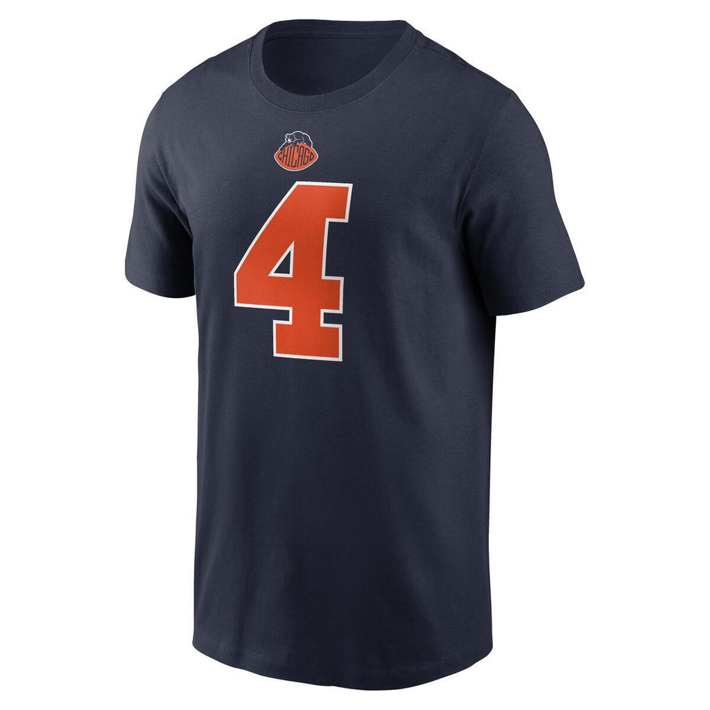 D'Andre Swift #4 Chicago Bears Nike Rivalry T-Shirt product image 3, provided for visual reference and product detail review