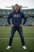 David Kaplan TAKE THAT GREEN BAY! Navy REKAP Hoodie product image 1, provided for visual reference and product detail review